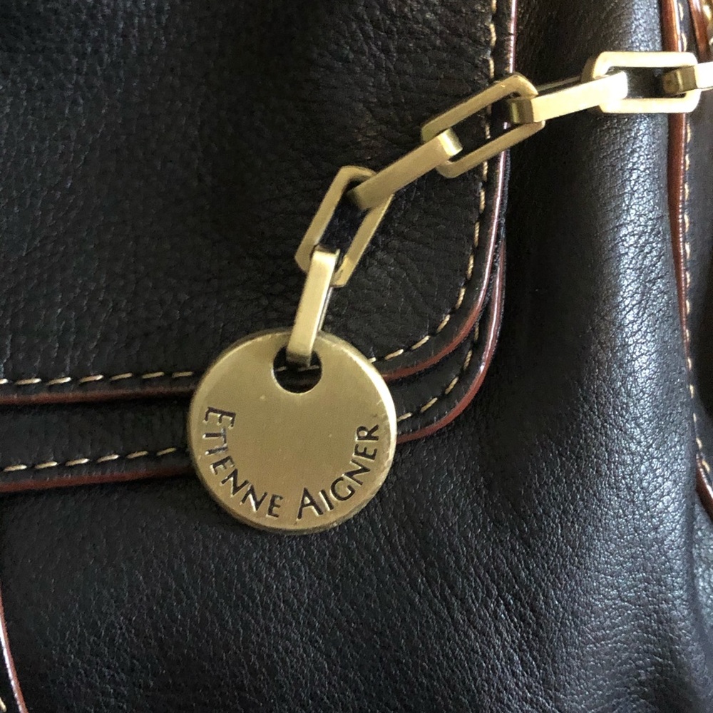 Leather hobo bag